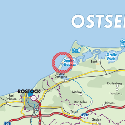 Landkarte Wustrow