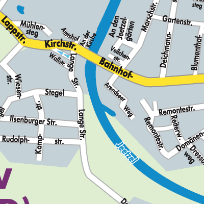 Stadtplan Wustrow