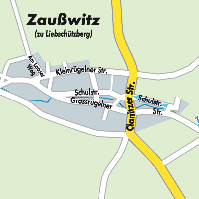 Stadtplan Zaußwitz