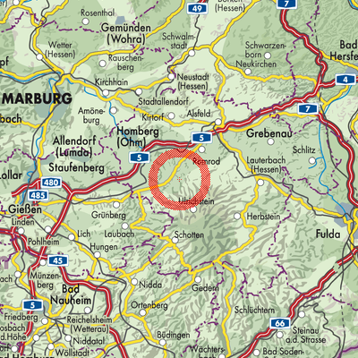 Landkarte Zeilbach