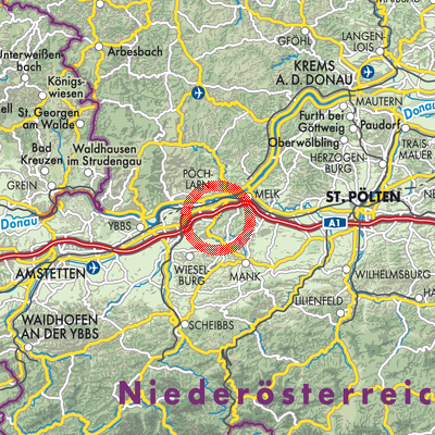 Landkarte Zelking-Matzleinsdorf