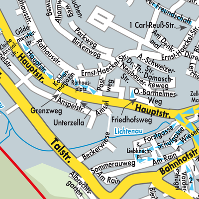 Stadtplan Zella-Mehlis