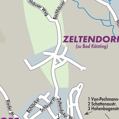 Stadtplan Zeltendorf