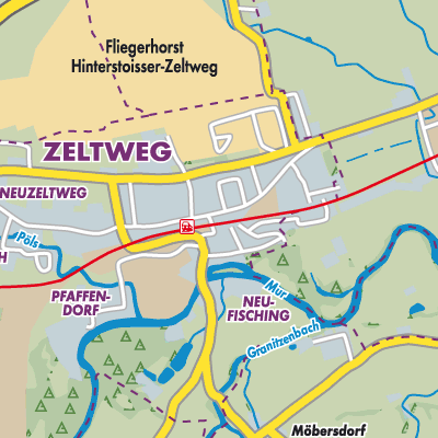 Übersichtsplan Zeltweg