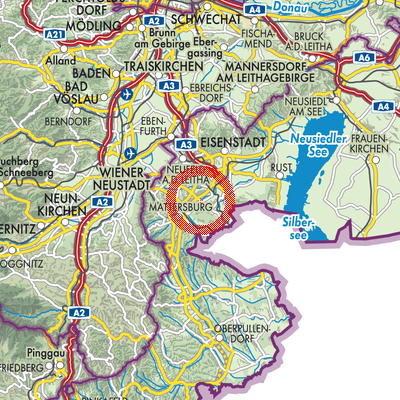 Landkarte Zemendorf-Stöttera