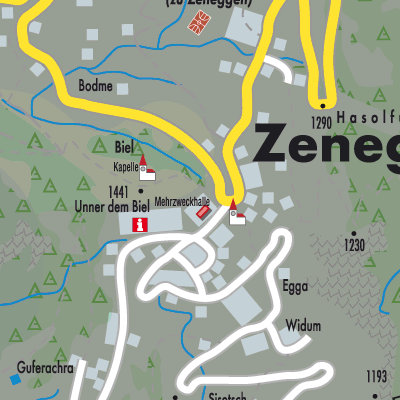 Stadtplan Zeneggen