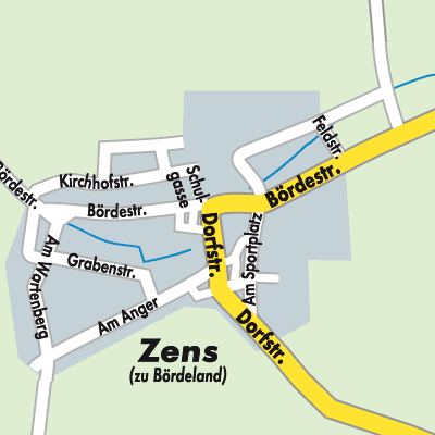 Stadtplan Zens