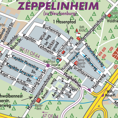 Stadtplan Zeppelinheim