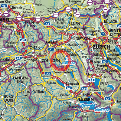 Landkarte Zetzwil