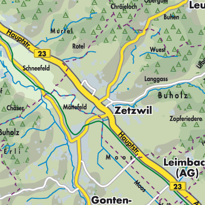 Übersichtsplan Zetzwil