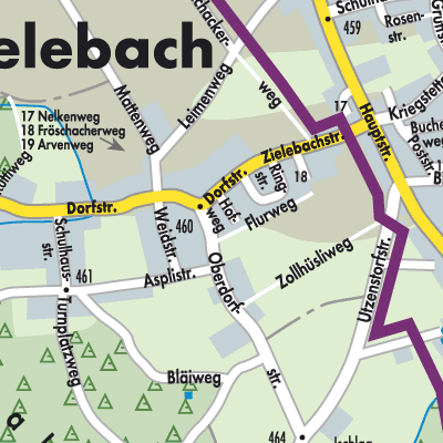 Stadtplan Zielebach