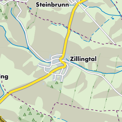 Übersichtsplan Zillingtal/Celindof