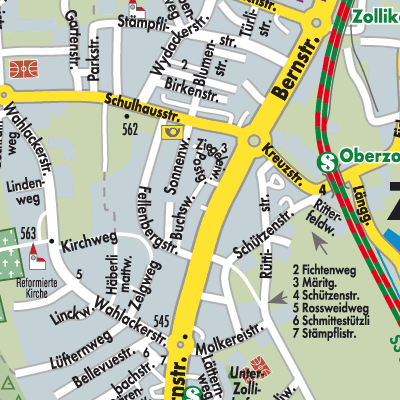 Stadtplan Zollikofen