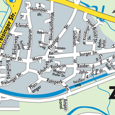 Stadtplan Zolling (VGem)