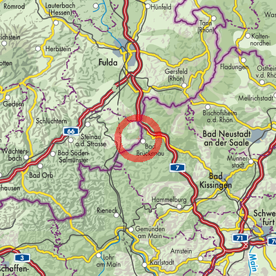 Landkarte Züntersbach