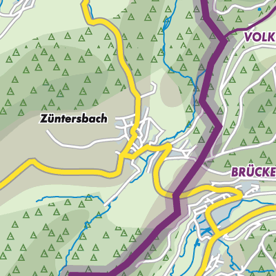 Übersichtsplan Züntersbach