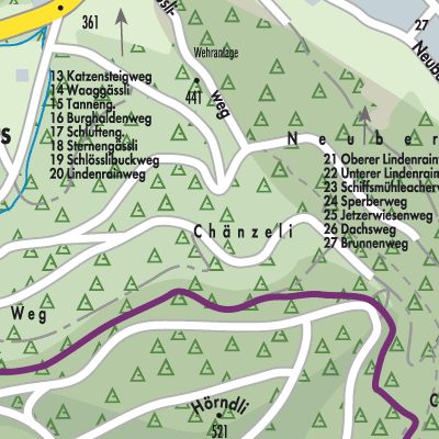 Stadtplan Zurzach