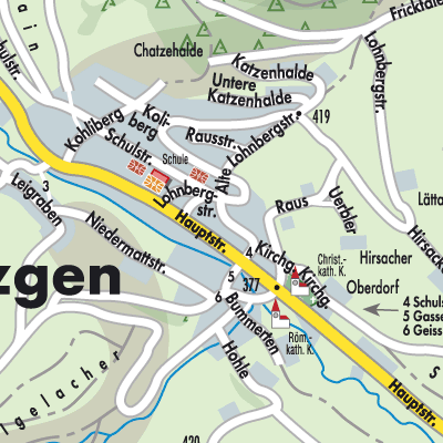 Stadtplan Zuzgen