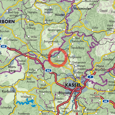 Landkarte Zwergen