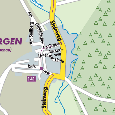 Stadtplan Zwergen