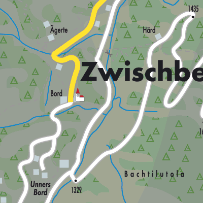 Stadtplan Zwischbergen